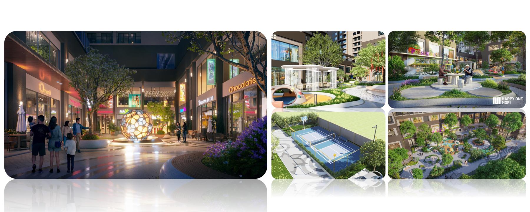 Tiện ích dự án Happy One Mori