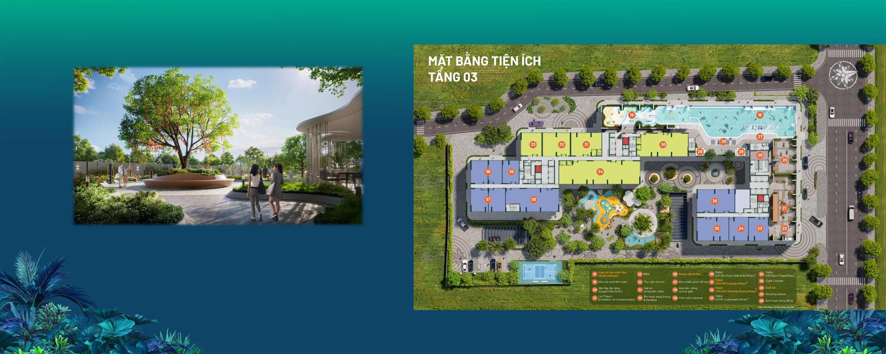 Mặt bằng & thiết kế Happy One Mori