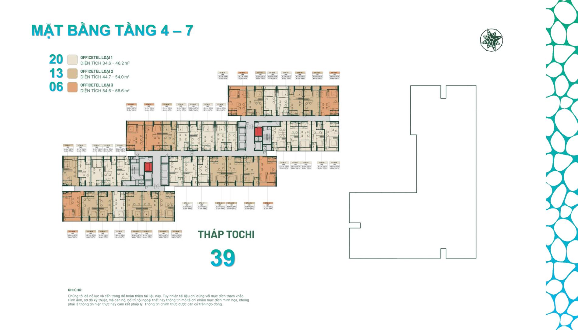Mặt bằng & thiết kế Happy One Mori